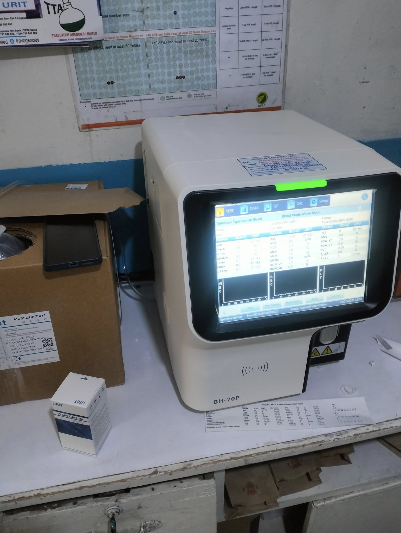 Zybio 5-Part Hematology Machine