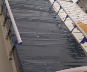 Single Crank Manual ABS Hospital Bed With Castors