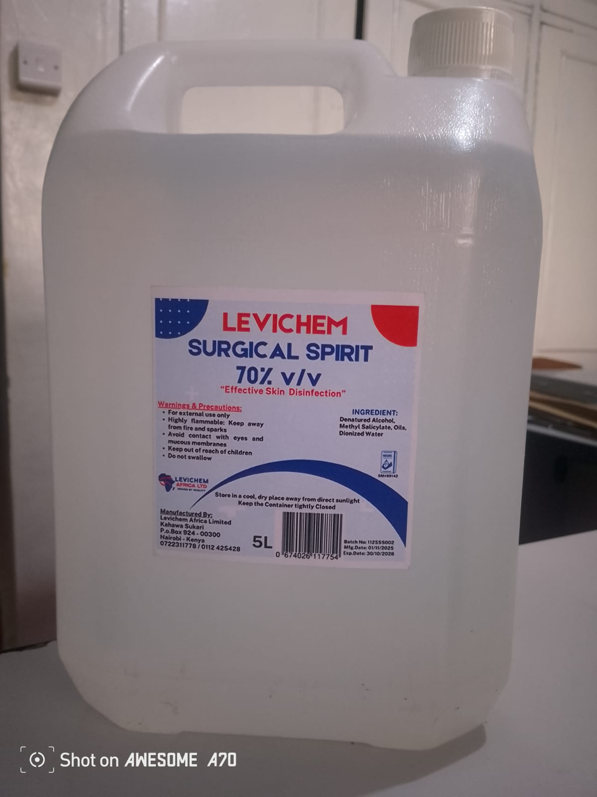 Surgical Spirit 70% vv – Effective Disinfection (1)