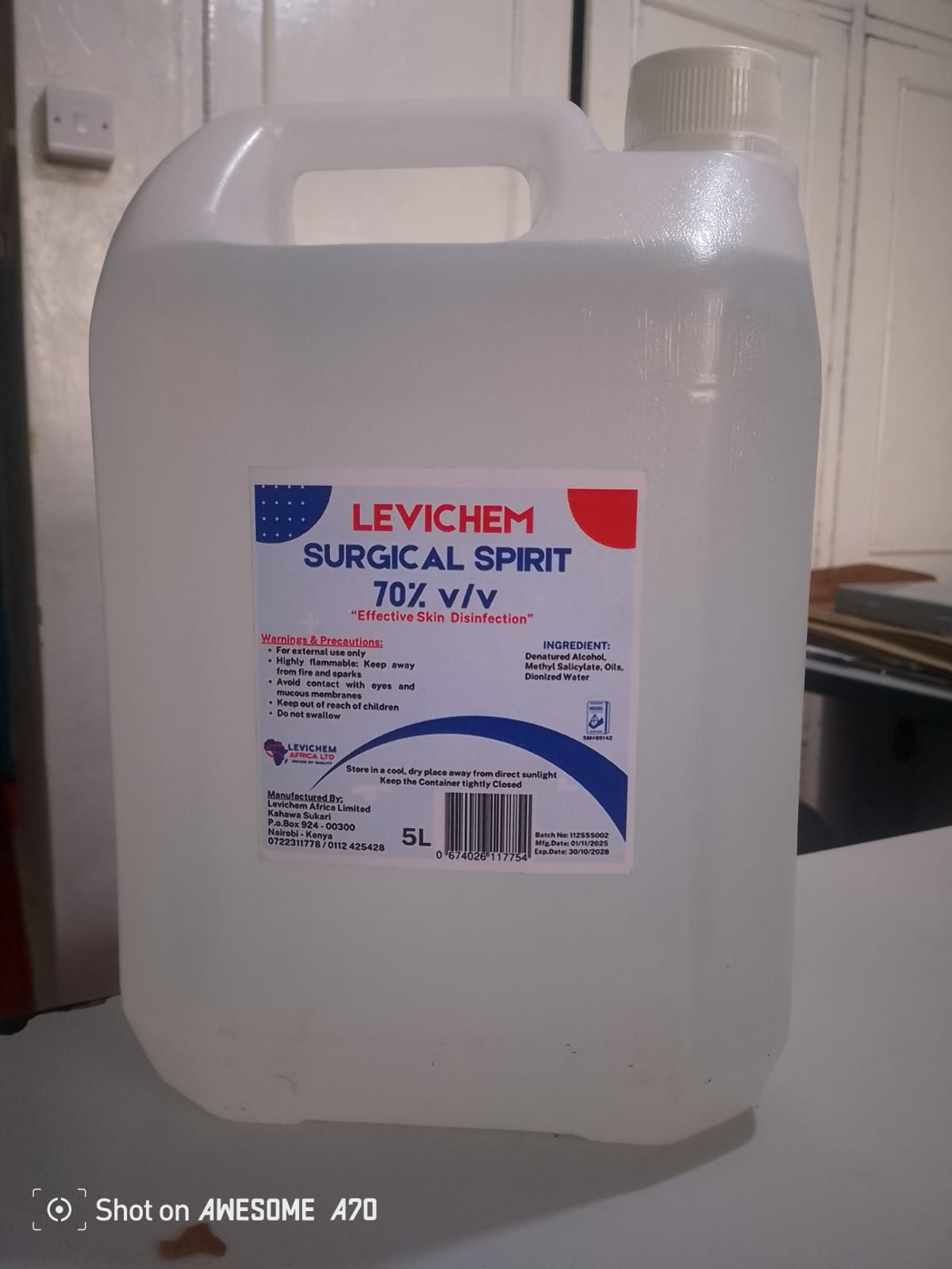 Surgical Spirit 70% vv – Effective Disinfection (2)